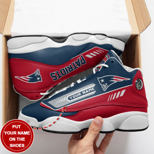 New England Patriots Personalized AJD13 Sneakers BG34