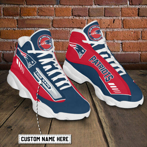 New England Patriots Personalized AJD13 Sneakers BG34