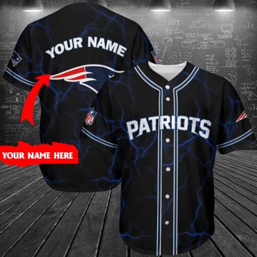 New England Patriots Personalized Baseball Jersey 276