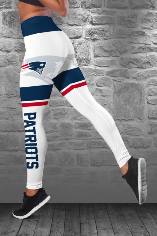 New England Patriots Personalized Croptop Hoodie And Leggings BG287