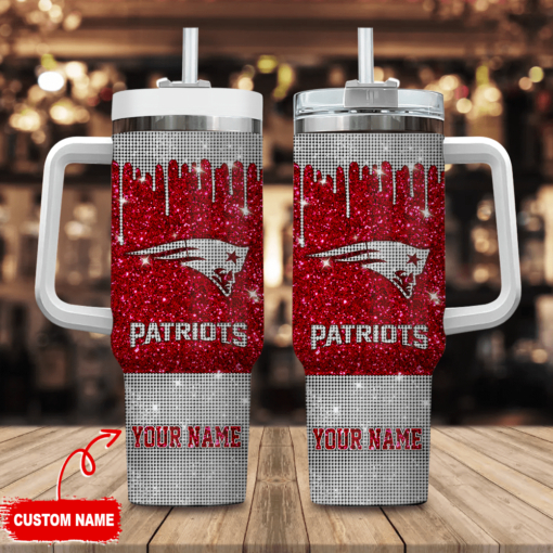 New England Patriots Personalized Limited Edition Sport Fan Gift 40oz Tumbler AZC40OZT068