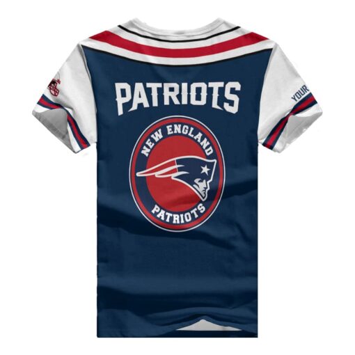 New England Patriots Personalized V-neck Women T-shirt BG772