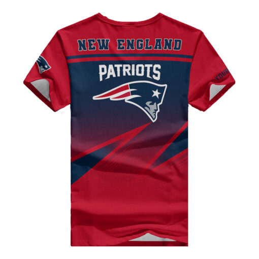 New England Patriots Personalized V-neck Women T-shirt BG992