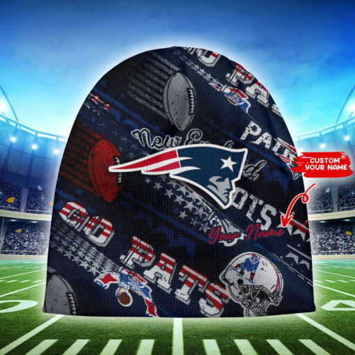 New England Patriots Personalized Wool Beanie 143