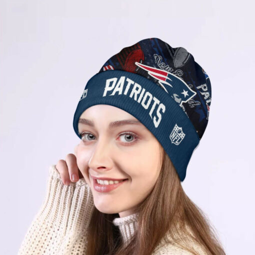 New England Patriots Personalized Wool Beanie 143