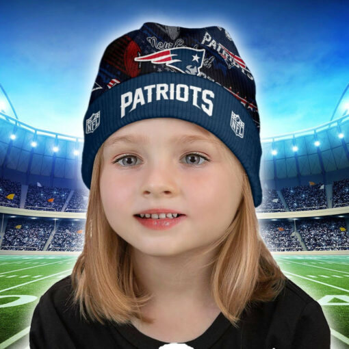 New England Patriots Personalized Wool Beanie 143