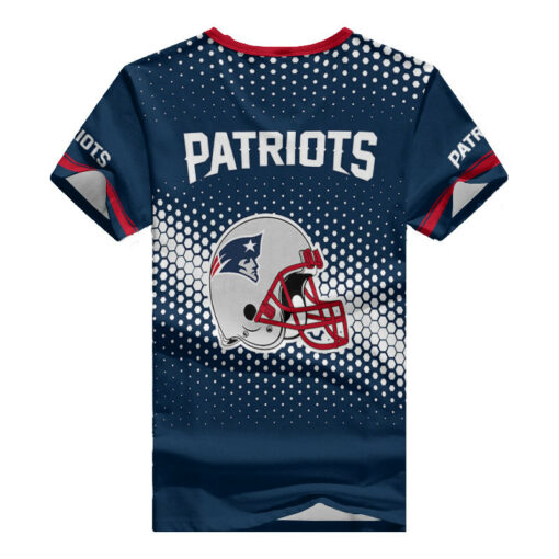 New England Patriots Summer V-neck Women T-shirt 123