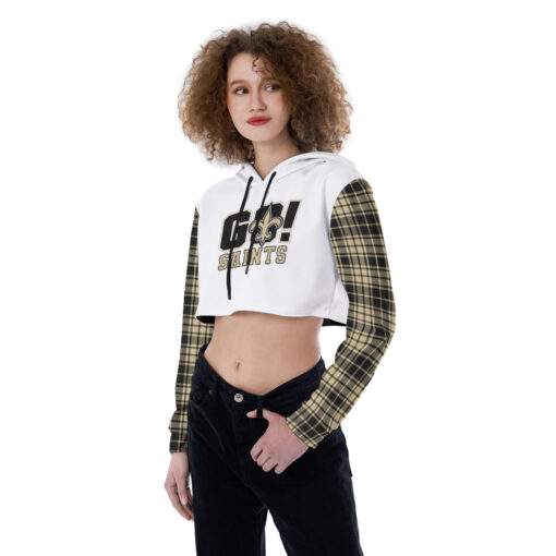 New Orleans Saints Combo Croptop Hoodie And Leggings AZCLG102+AZC2CHD102