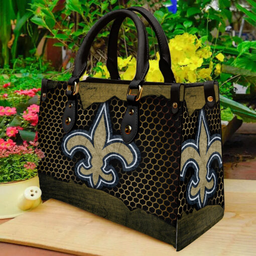 New Orleans Saints Leather Hand Bag BBLTHB711