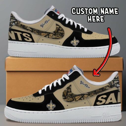 New Orleans Saints Personalized AF1-1 Shoes AF1S024