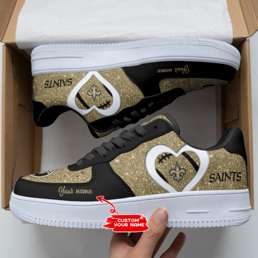 New Orleans Saints Personalized AF1 Shoes BGAF1S389