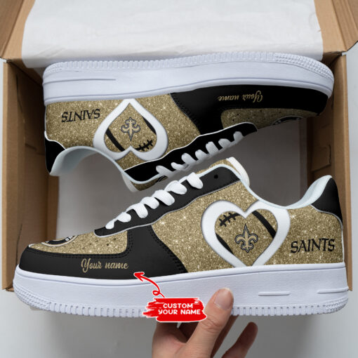 New Orleans Saints Personalized AF1 Shoes BGAF1S389