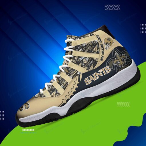 New Orleans Saints Personalized AJD11 Sneakers BG170