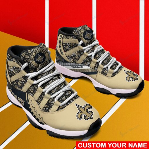 New Orleans Saints Personalized AJD11 Sneakers BG170