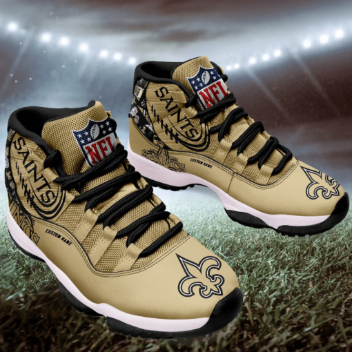 New Orleans Saints Personalized AJD11 Sneakers BG206