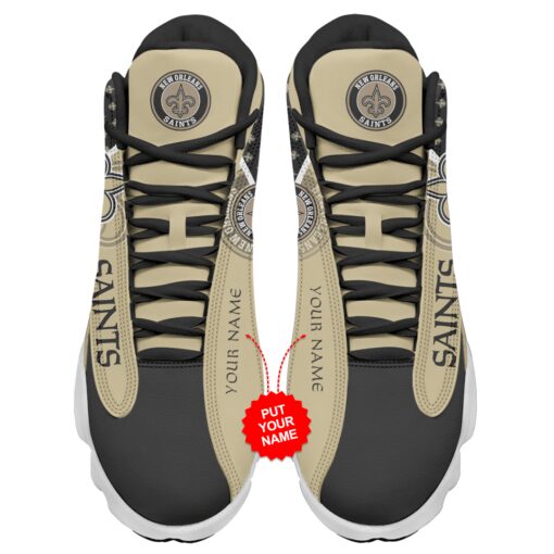 New Orleans Saints Personalized AJD13 Sneakers 1063