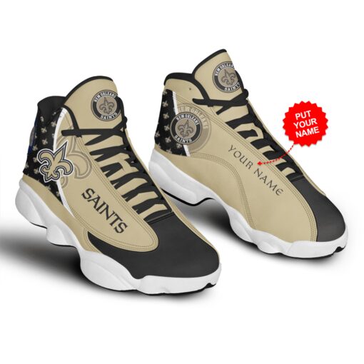 New Orleans Saints Personalized AJD13 Sneakers 1063