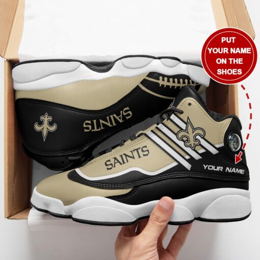 New Orleans Saints Personalized AJD13 Sneakers BG18