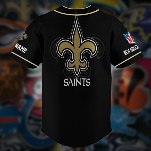 New Orleans Saints Personalized Baseball Jersey AZCBJS121