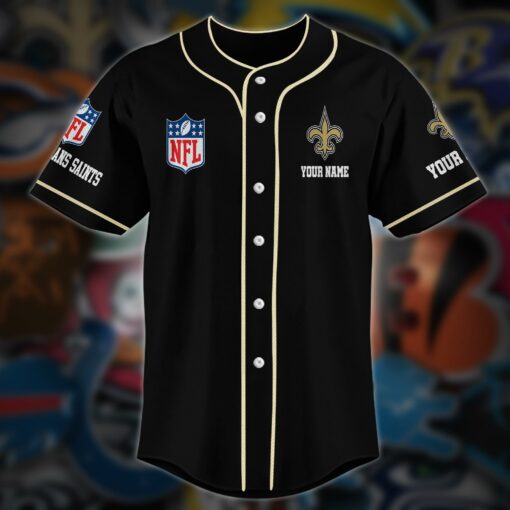 New Orleans Saints Personalized Baseball Jersey AZCBJS121