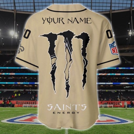 New Orleans Saints Personalized Baseball Jersey BG179