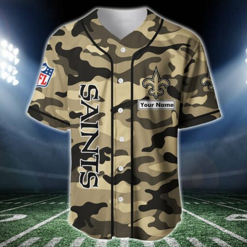 New Orleans Saints Personalized Baseball Jersey BG205