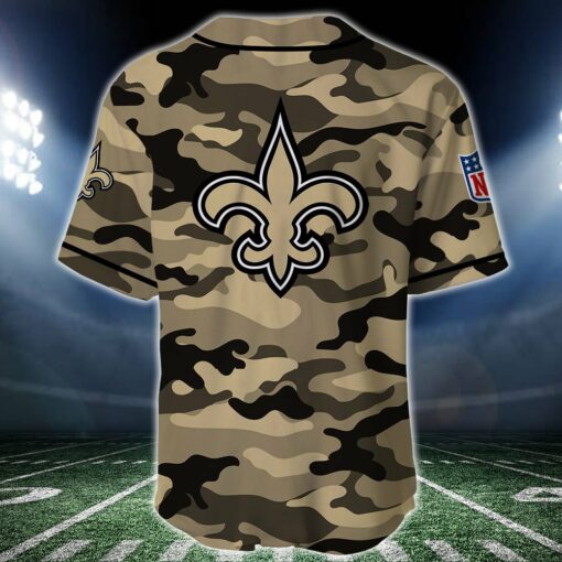 New Orleans Saints Personalized Baseball Jersey BG205