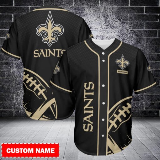 New Orleans Saints Personalized Baseball Jersey BG530