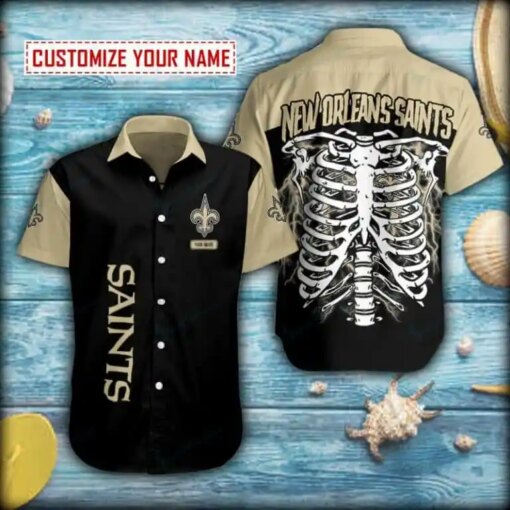 New Orleans Saints Personalized Button Shirt BB980