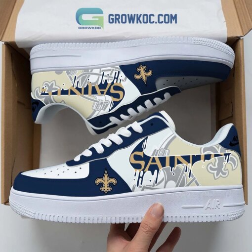 New Orleans Saints Personalized Colorful AF1-1 Shoes AF1CS024