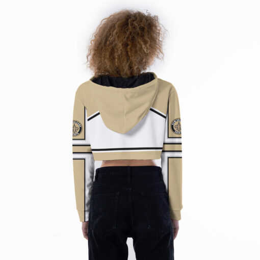 New Orleans Saints Personalized Combo Croptop Hoodie And Leggings AZCLG125+AZC2CHD125