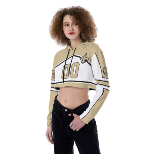 New Orleans Saints Personalized Combo Croptop Hoodie And Leggings AZCLG125+AZC2CHD125