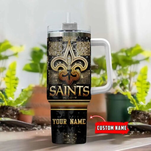 New Orleans Saints Personalized Limited Edition Sport Fan Gift 40oz Tumbler AZC40OZT101