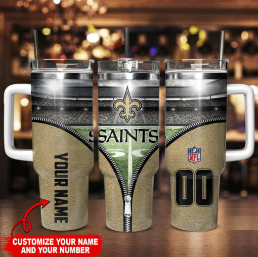 New Orleans Saints Personalized Limited Edition Sport Fan Gift 40oz Tumbler AZC40OZT133