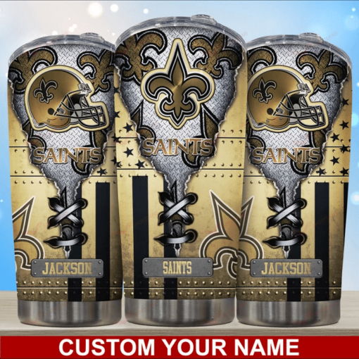 New Orleans Saints Personalized Tumbler BG426