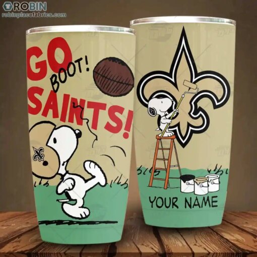 New Orleans Saints Personalized Tumbler BG601