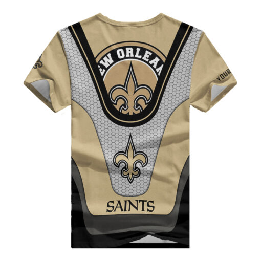 New Orleans Saints Personalized V-neck Women T-shirt AGC08