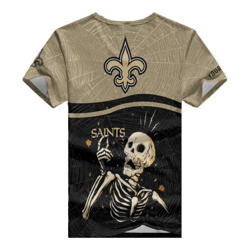 New Orleans Saints Personalized V-neck Women T-shirt BG1002