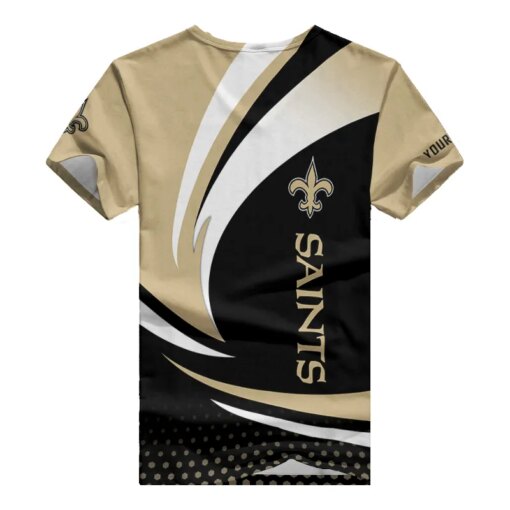 New Orleans Saints Personalized V-neck Women T-shirt BG1005