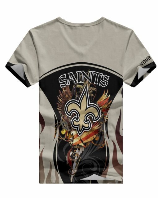 New Orleans Saints Personalized V-neck Women T-shirt BG984