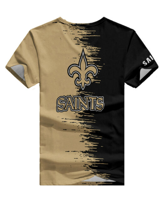 New Orleans Saints Summer V-neck Women T-shirt BG27