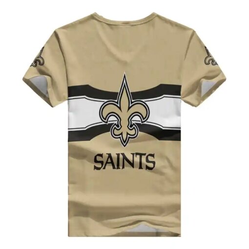 New Orleans Saints V-neck Women T-shirt BG956