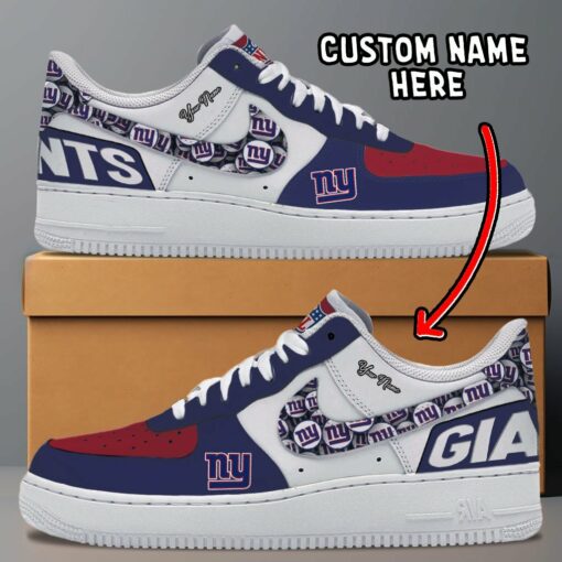 New York Giants Personalized AF1-1 Shoes AF1S025