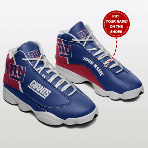 New York Giants Personalized AJD13 Sneakers 1050