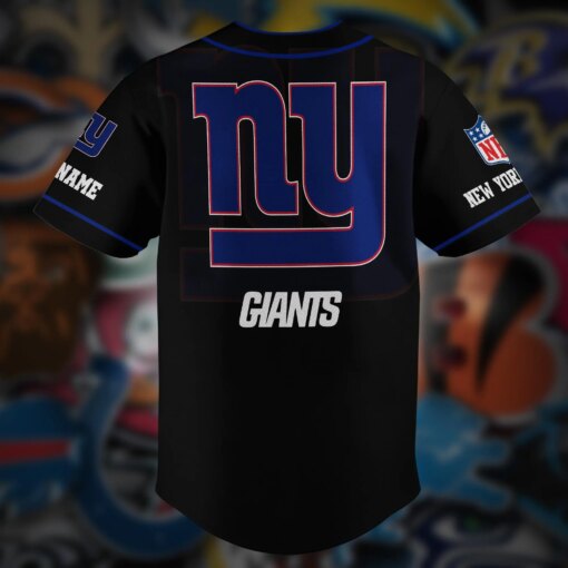 New York Giants Personalized Baseball Jersey AZCBJS122