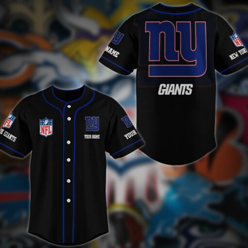 New York Giants Personalized Baseball Jersey AZCBJS122