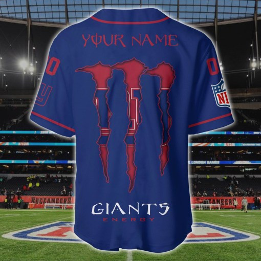 New York Giants Personalized Baseball Jersey BG178