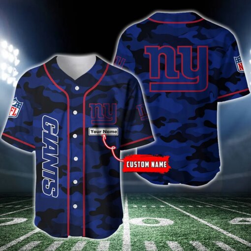 New York Giants Personalized Baseball Jersey BG206