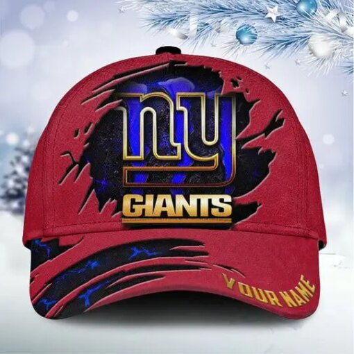 New York Giants Personalized Classic Cap BBCAP949