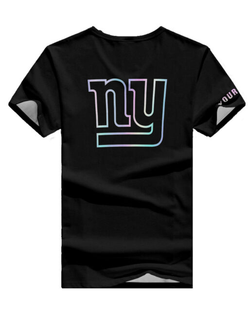 New York Giants Personalized Summer V-neck Women T-shirt BG352